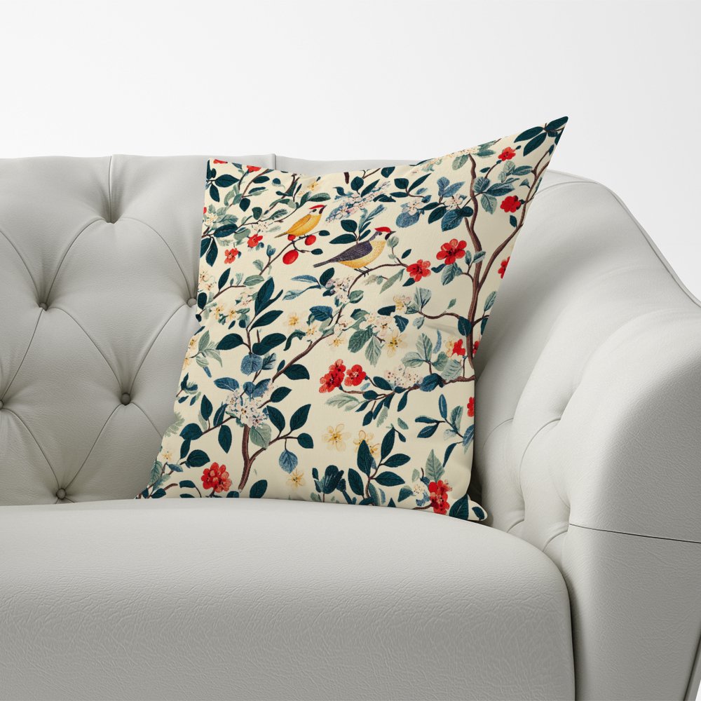 Chirping Away In The Trees Cushions