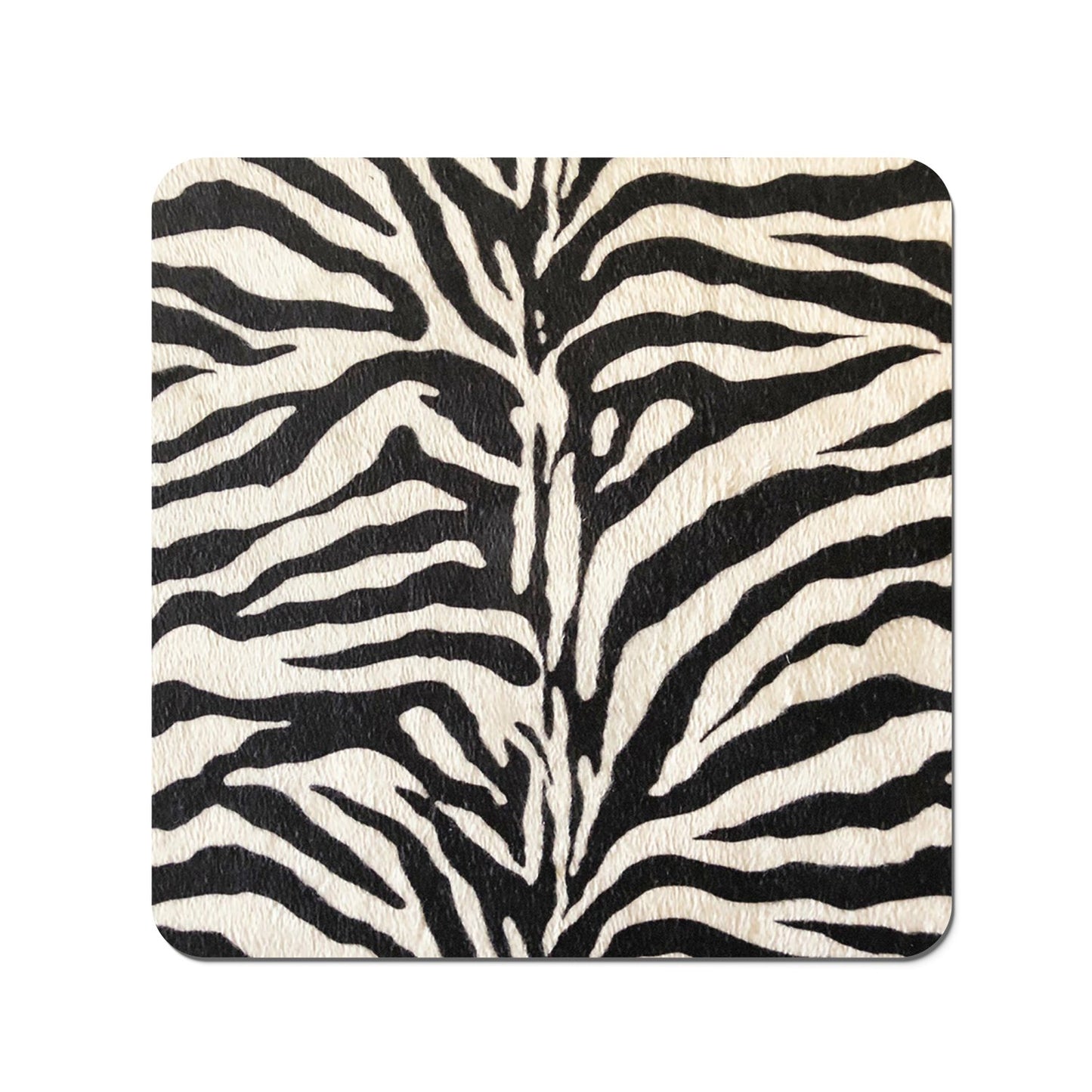 White Tiger Print Coasters