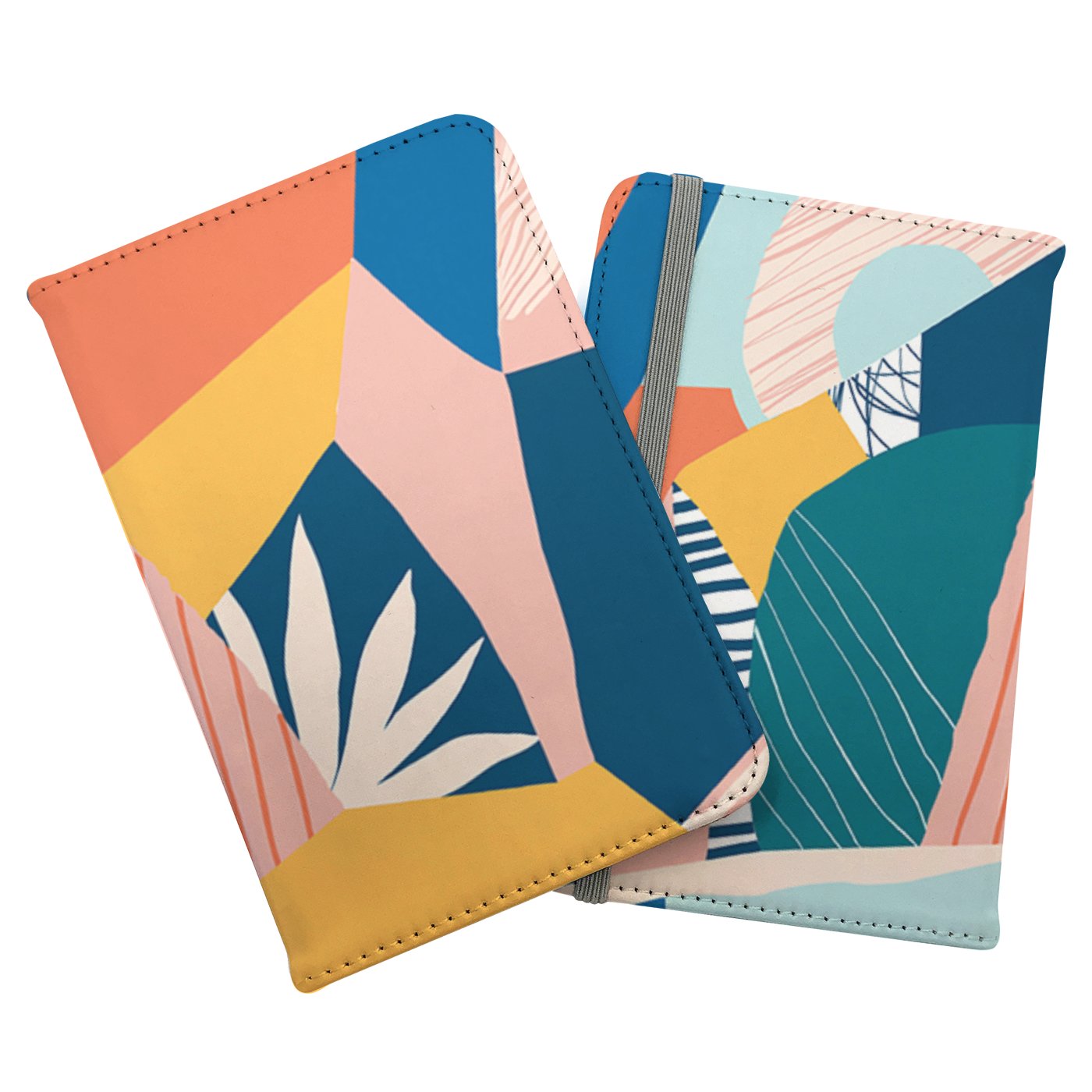 Modern Floral Pattern Passport Cover
