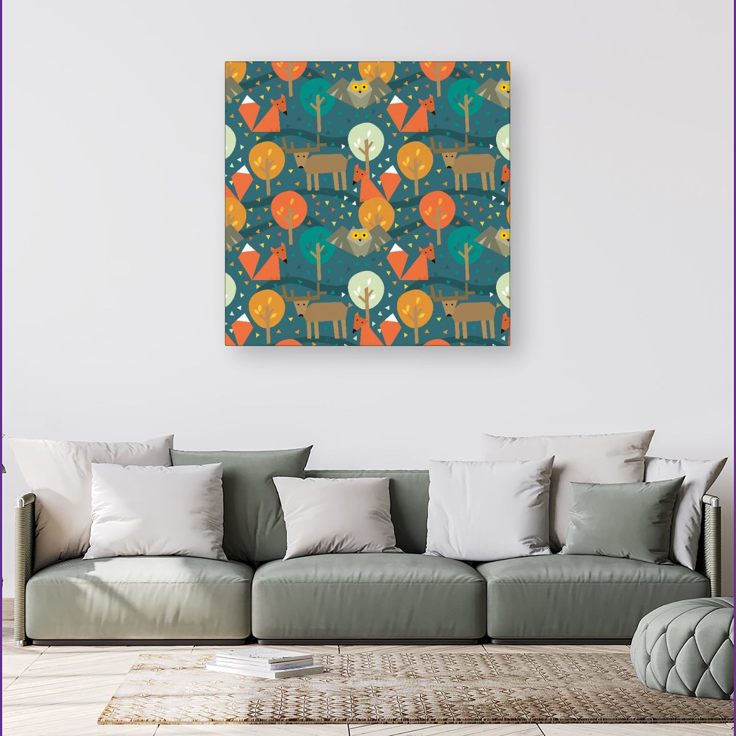 Wild Nightlife Canvas