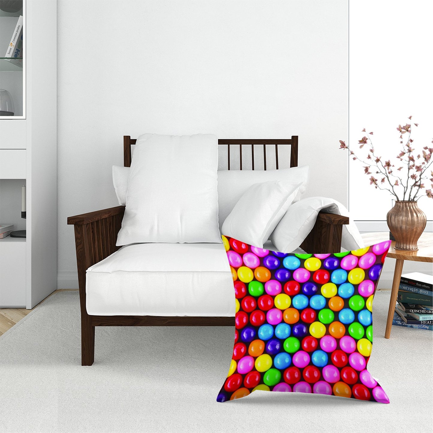 Brightly Colored Gum Balls Floor Cushion