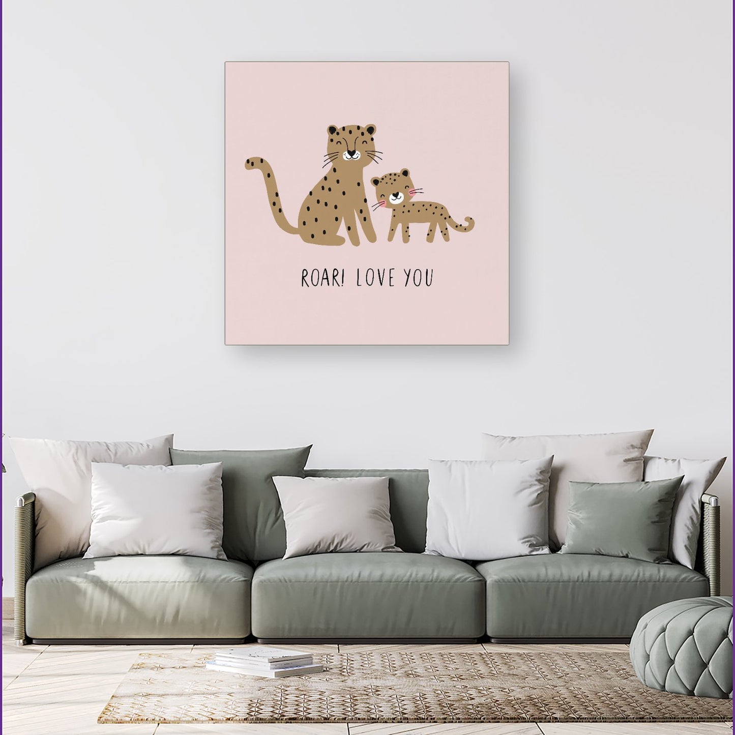 Roar! Love You Canvas