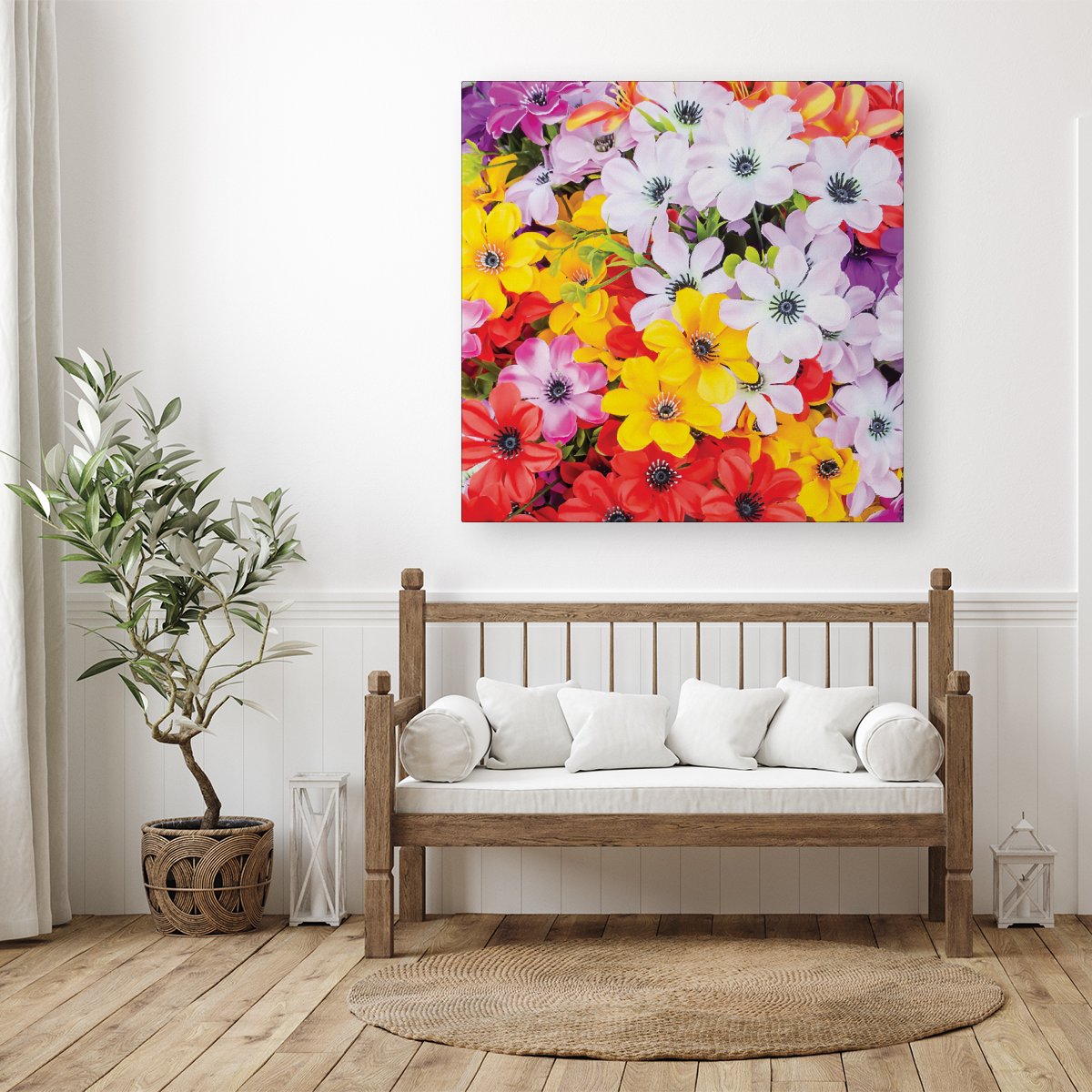 Spring Flowers Canvas