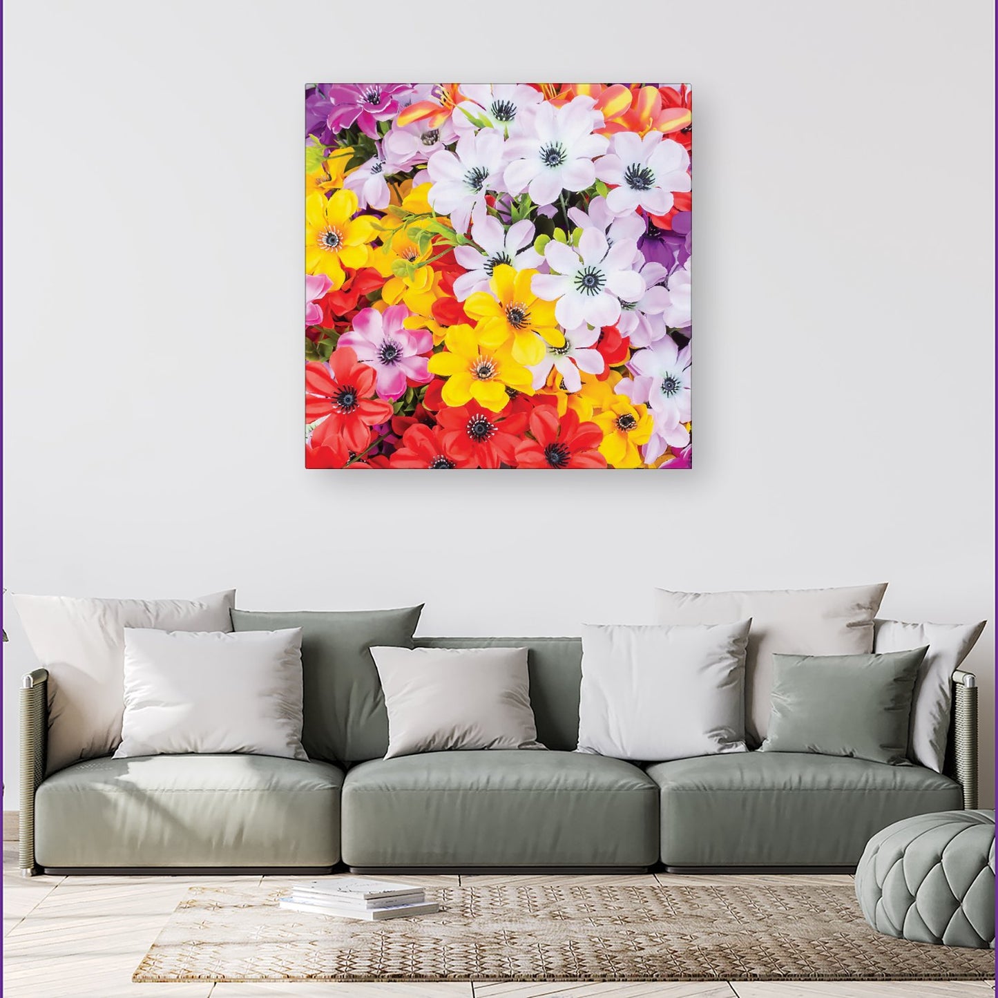 Spring Flowers Canvas