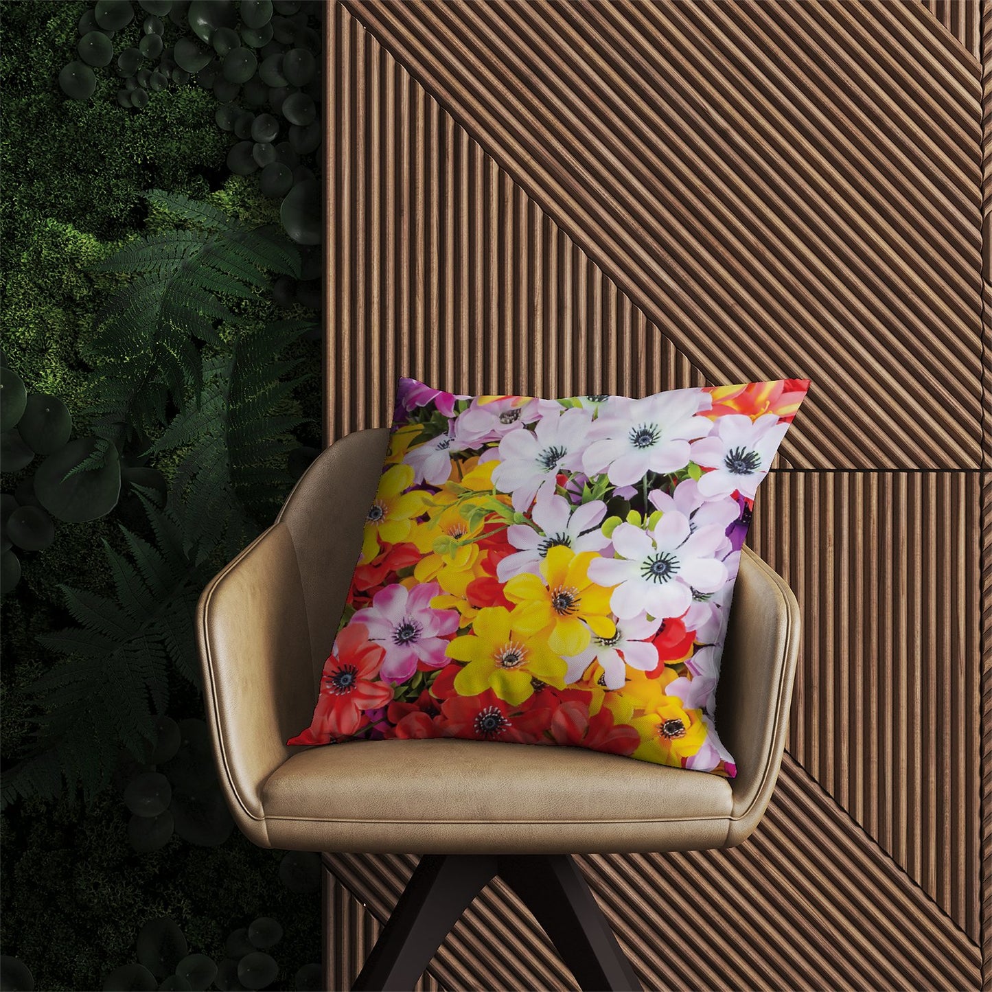 Spring Flowers Outdoor Cushion