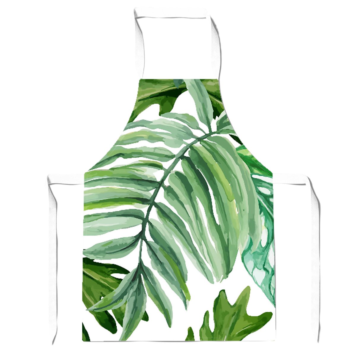 Exotic Rainforest Leaves Apron
