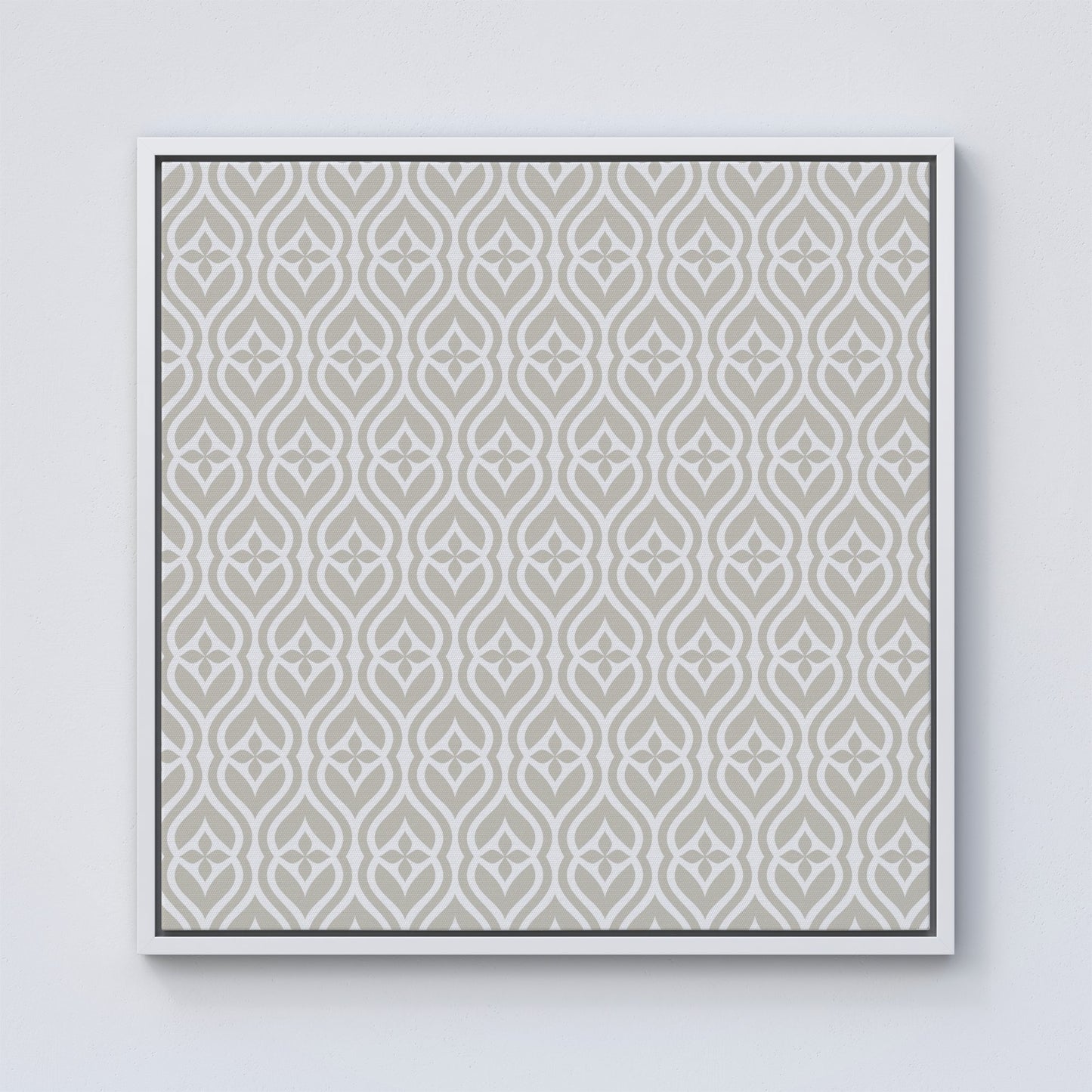Abstract Ornament Pattern Framed Canvas