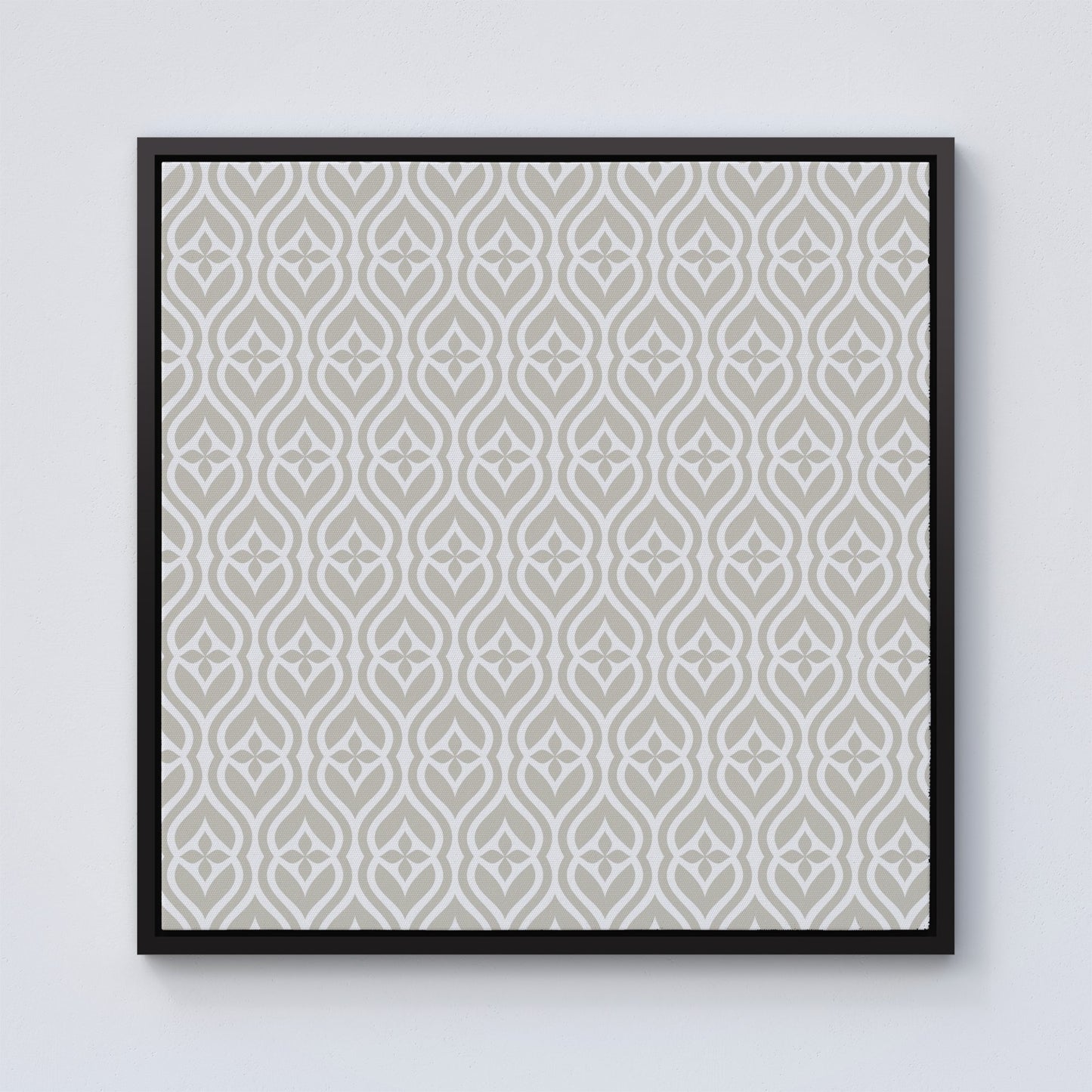 Abstract Ornament Pattern Framed Canvas