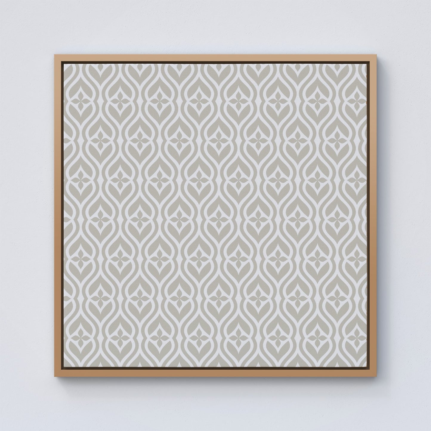 Abstract Ornament Pattern Framed Canvas