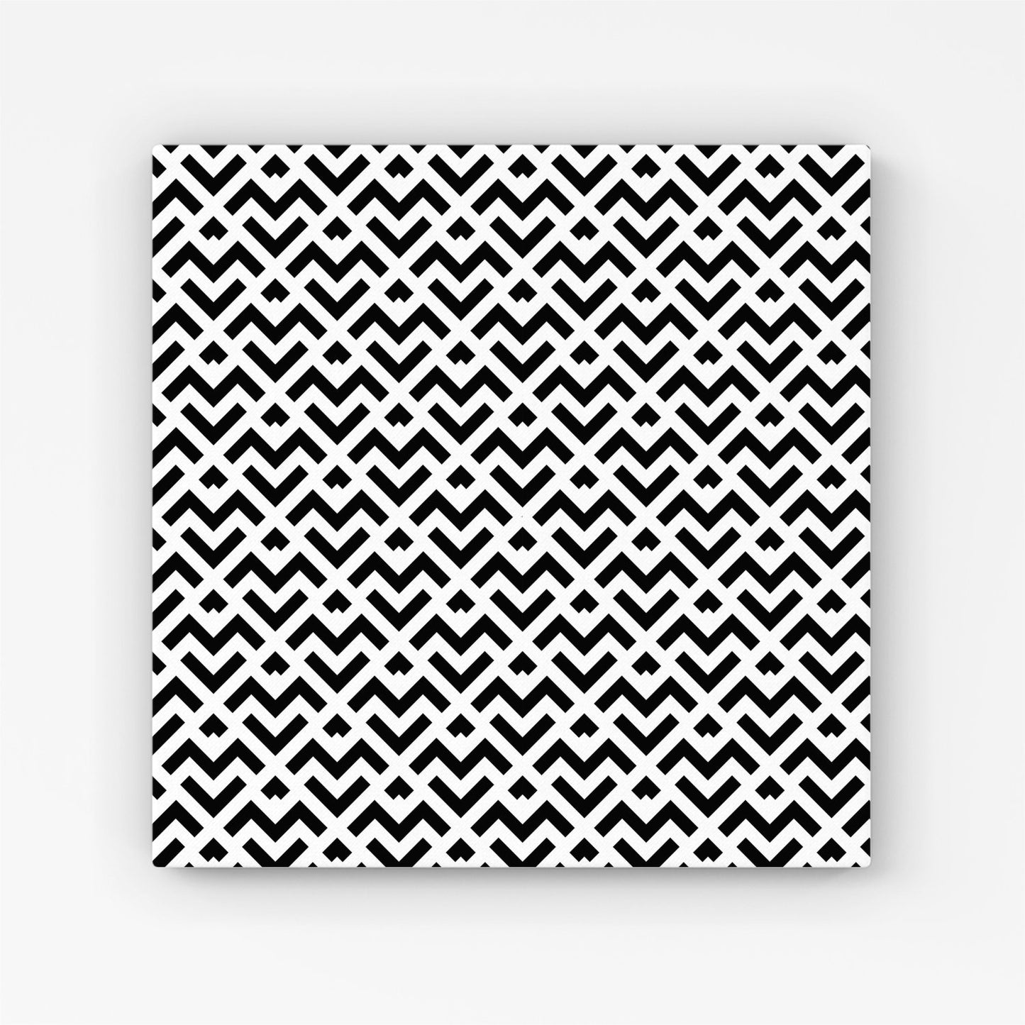 Black And White Abstract Pattern Canvas