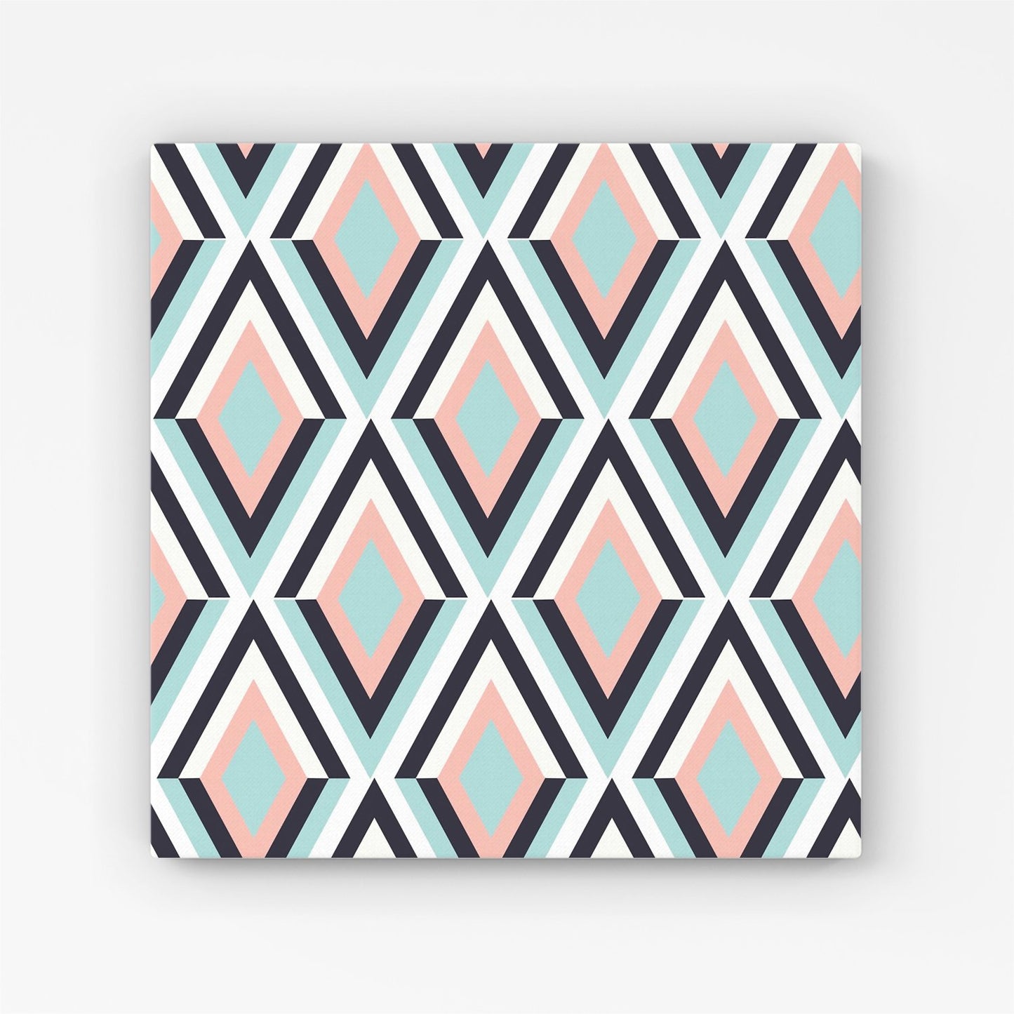 Zig Zag Abstract Pattern Canvas