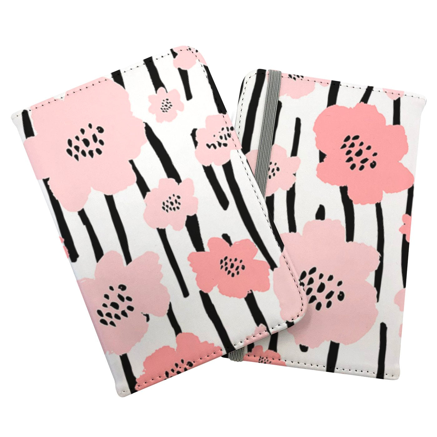 Pastel Pink Flowers Passport Cover