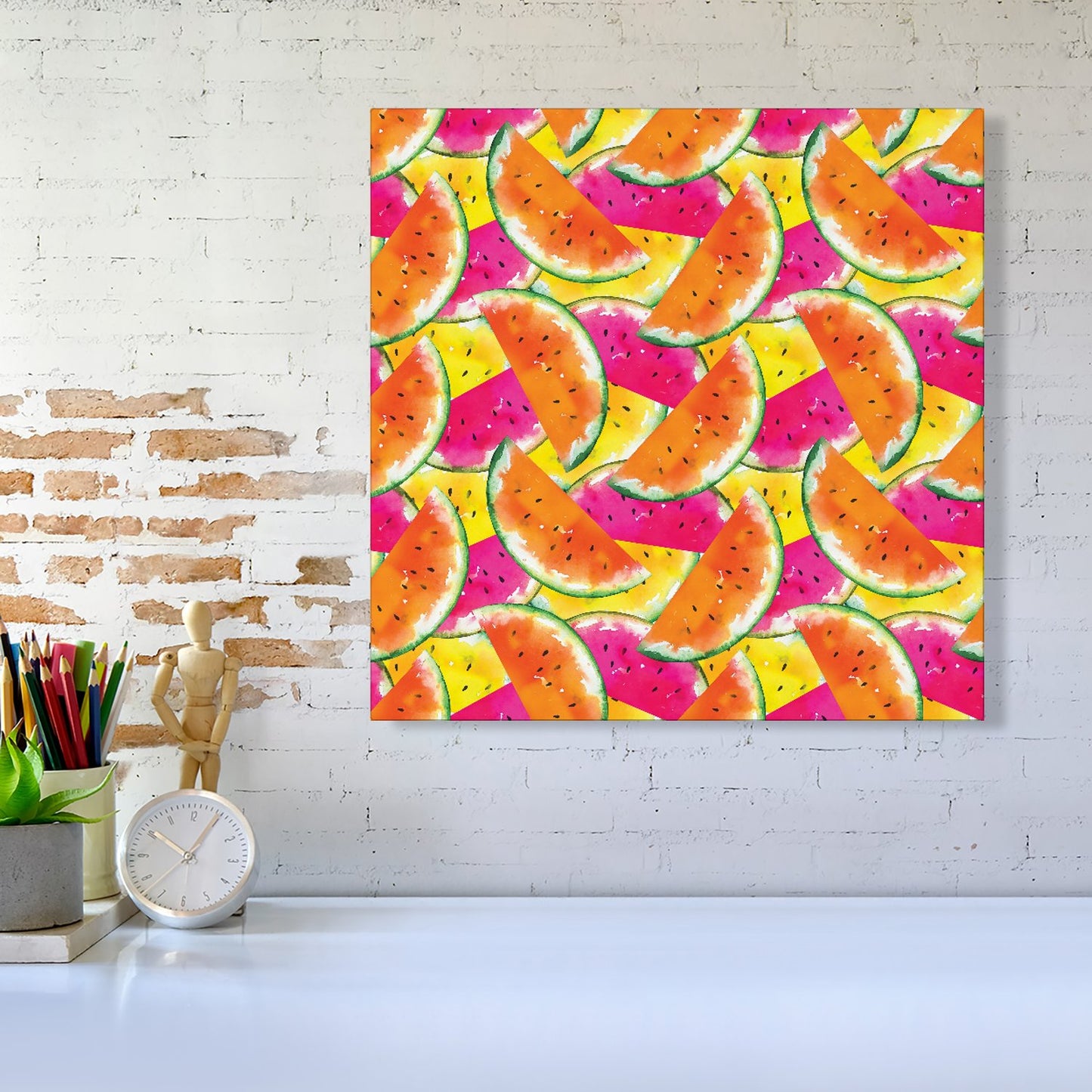 Watermelon Design Canvas