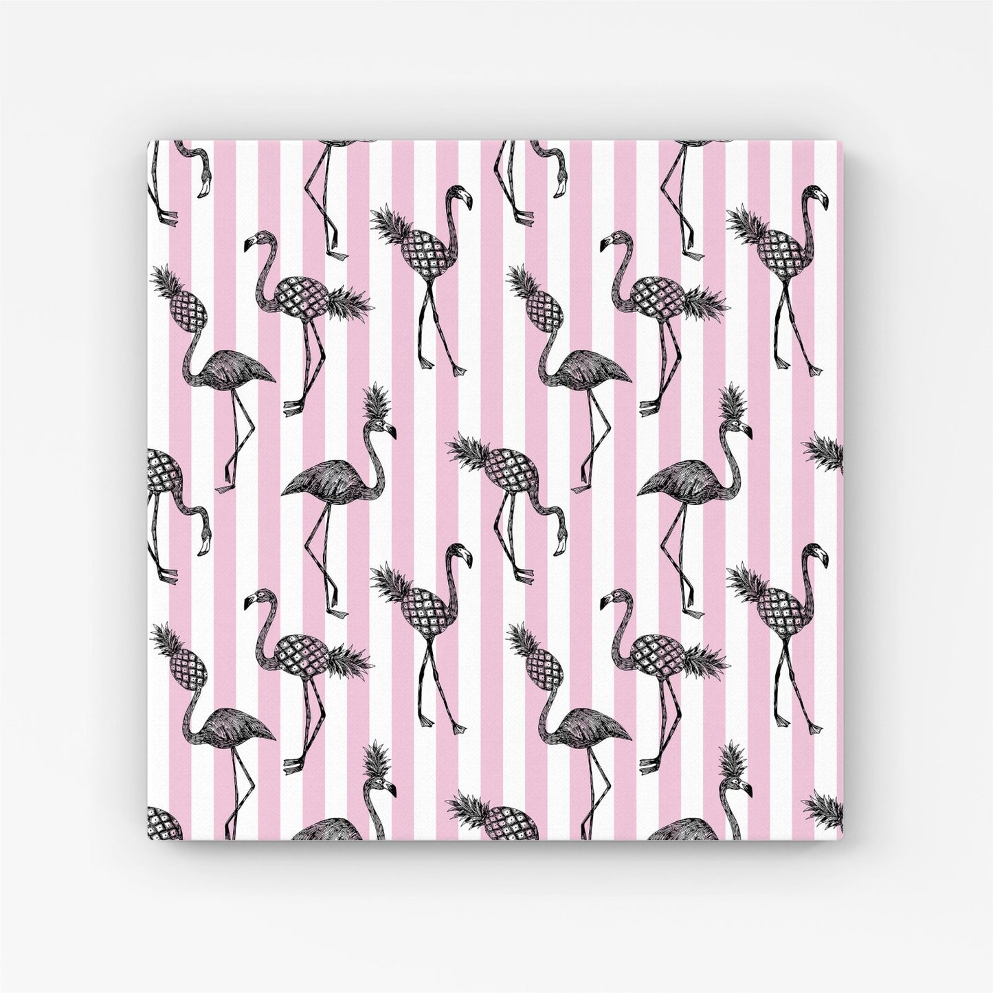 Pineapple Flamingo Canvas