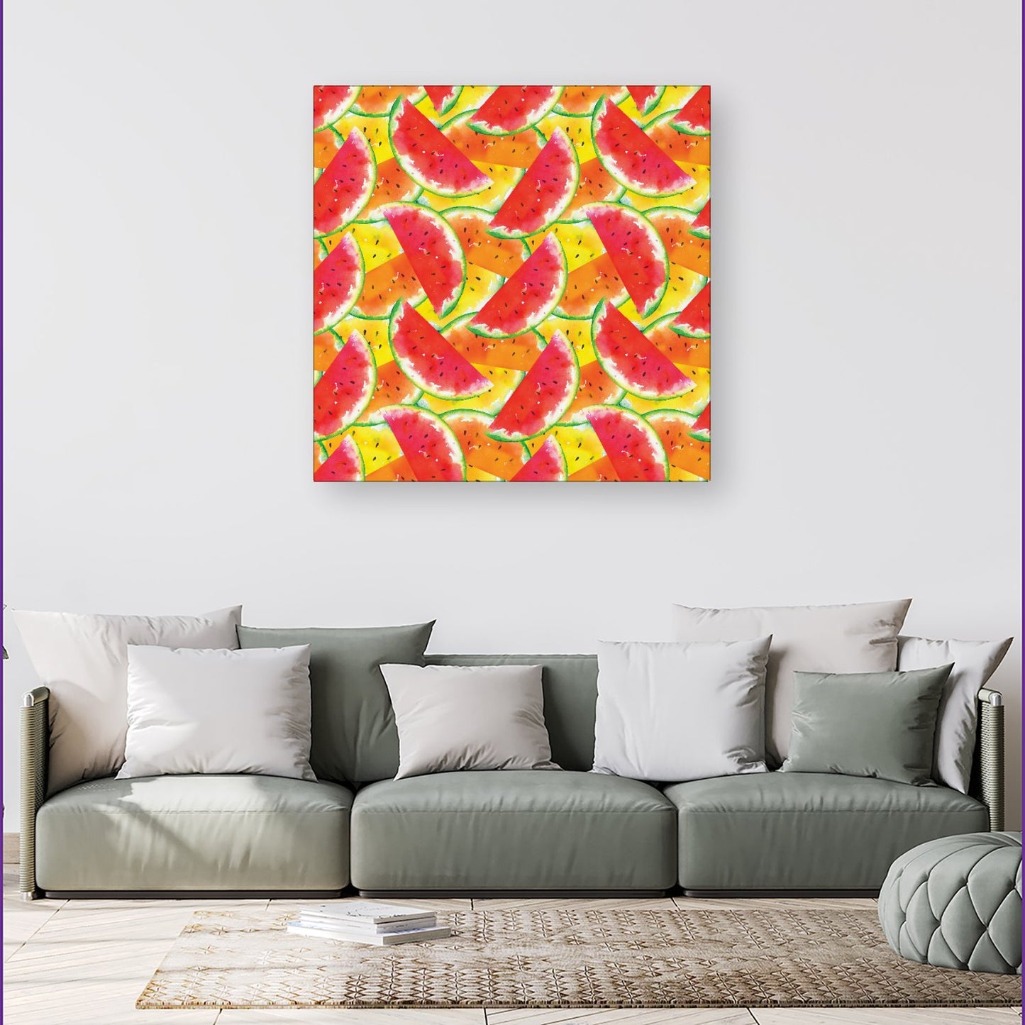 Melon Print Canvas