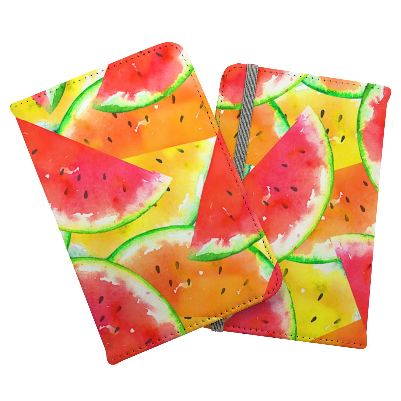 Melon Print Passport Cover
