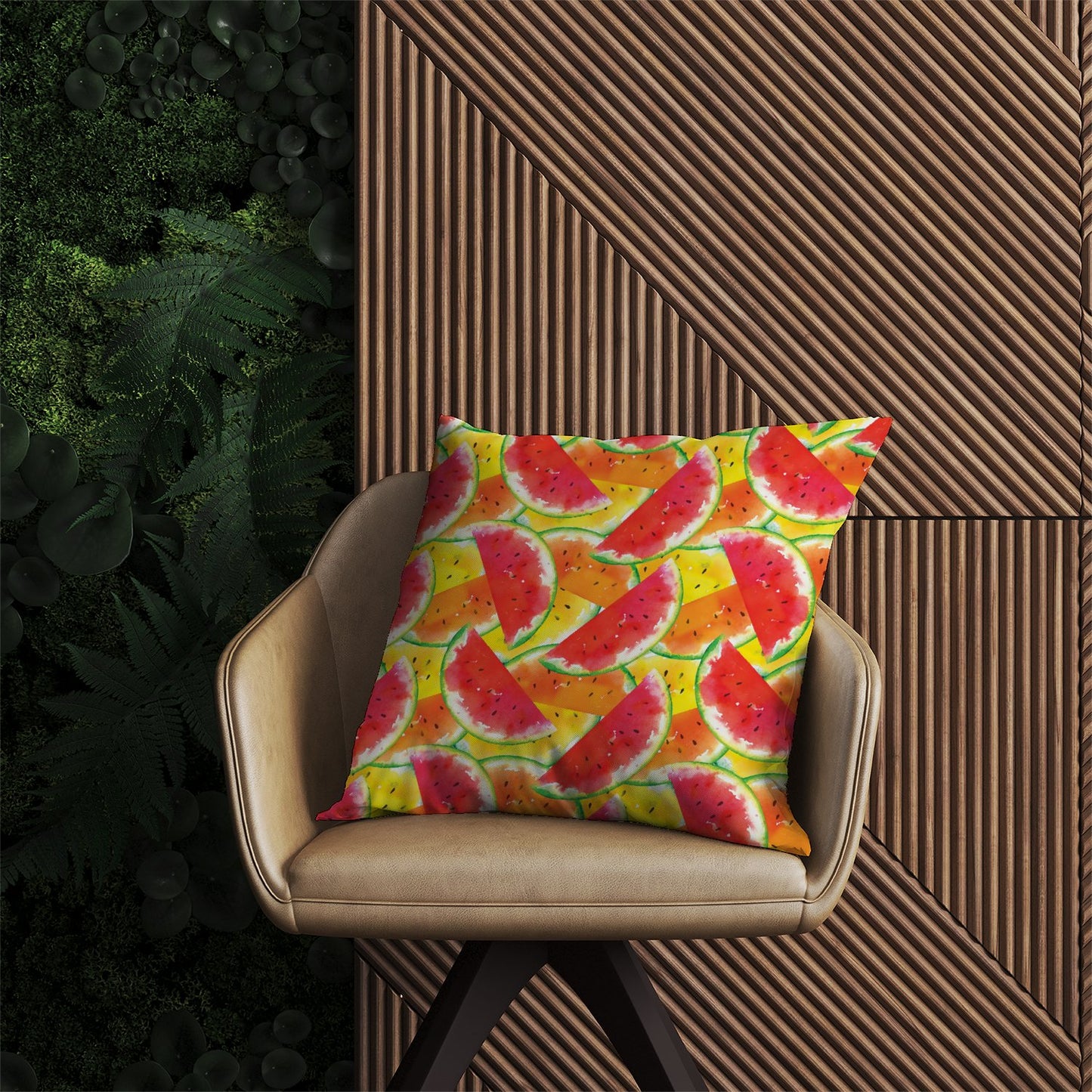 Melon Print Outdoor Cushion