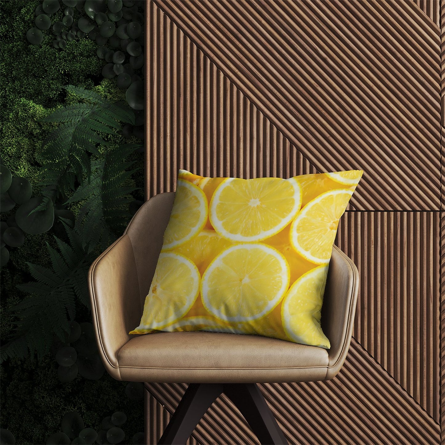 Vibrant Lemons Outdoor Cushion