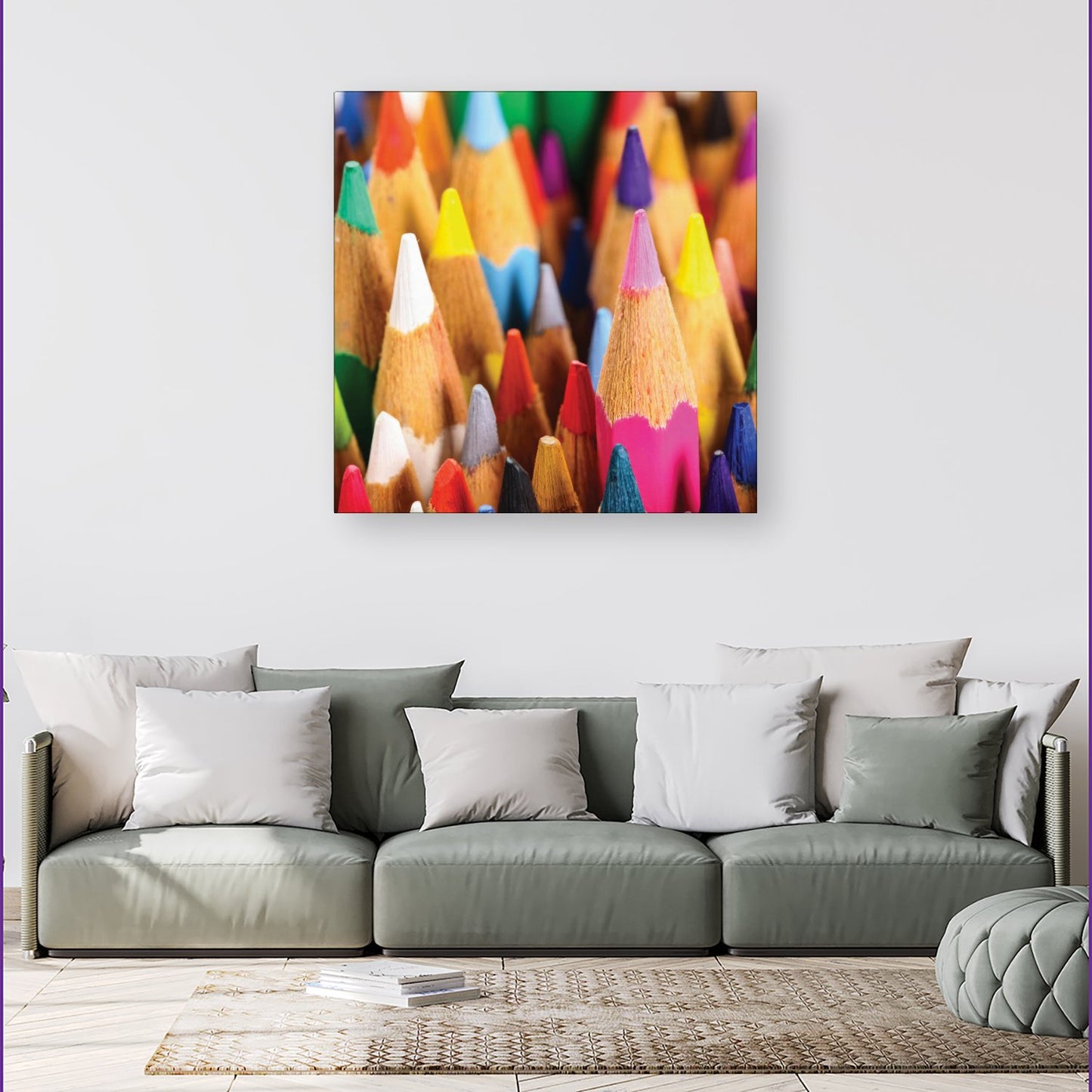 Colouring Pencils Canvas