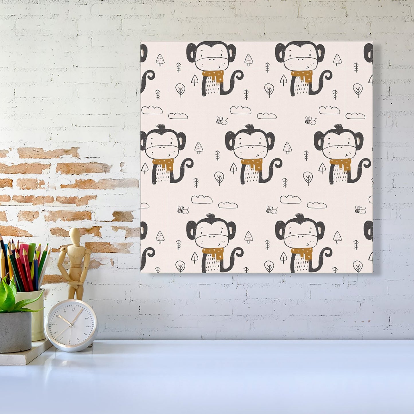 Monkey Forest Canvas