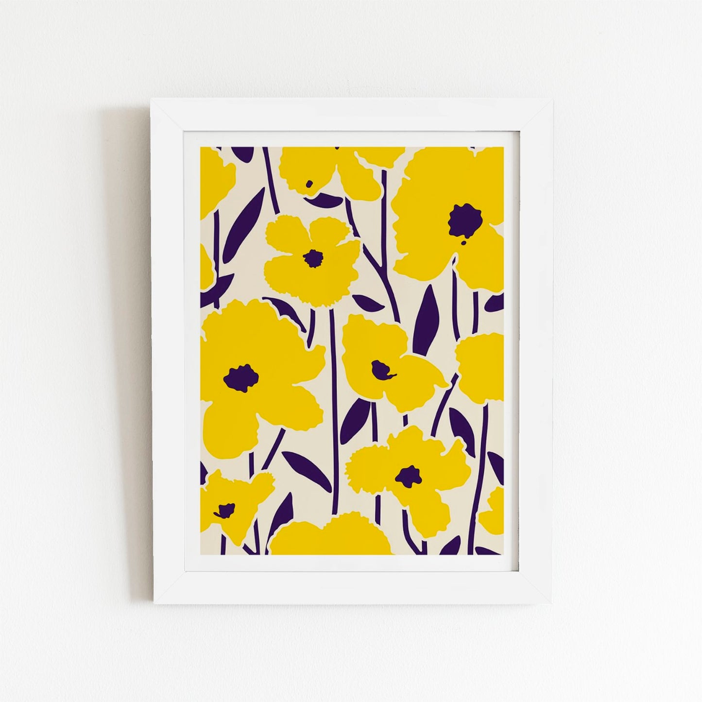 Vintage Tropical Flowers Art Prints