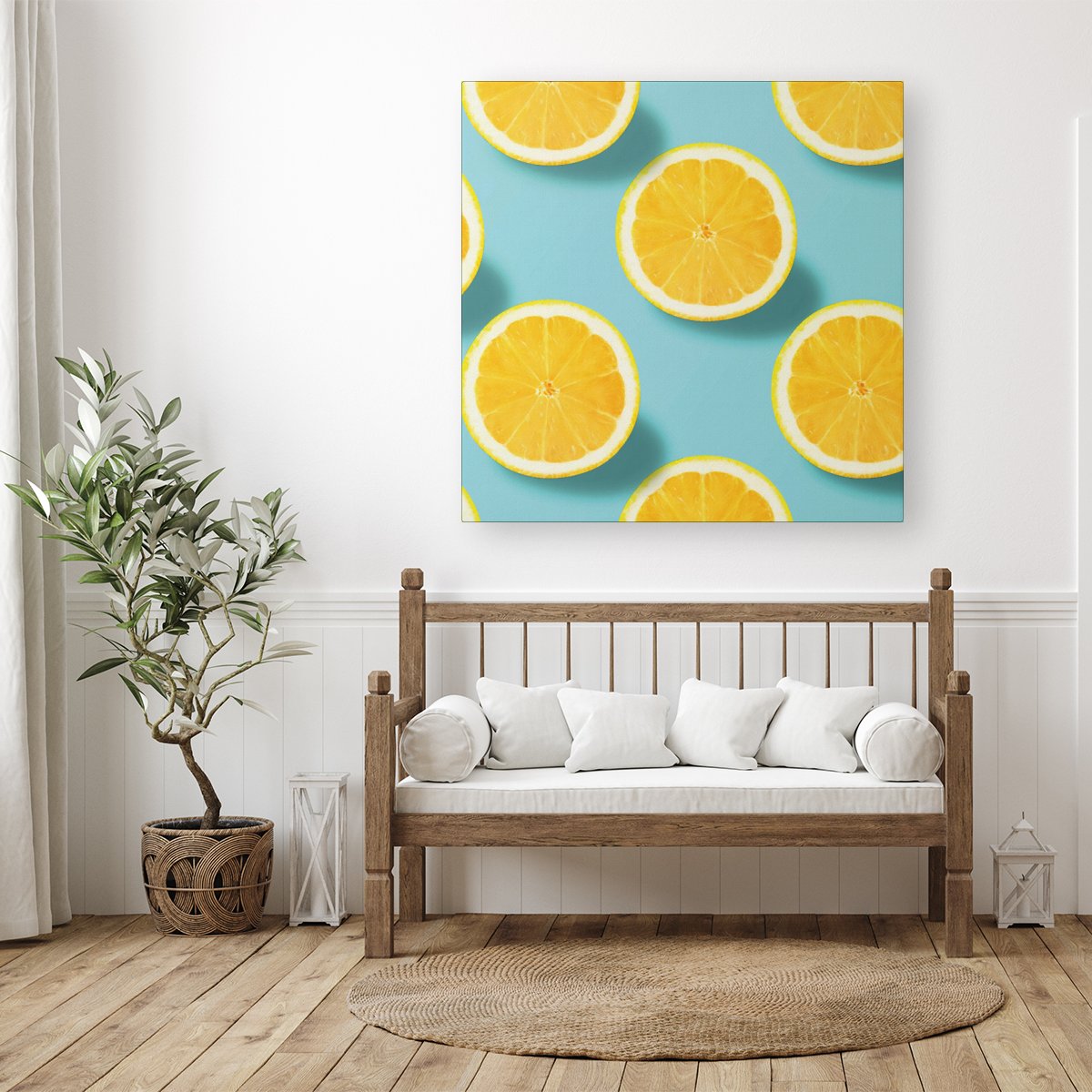 Fresh Lemons Canvas