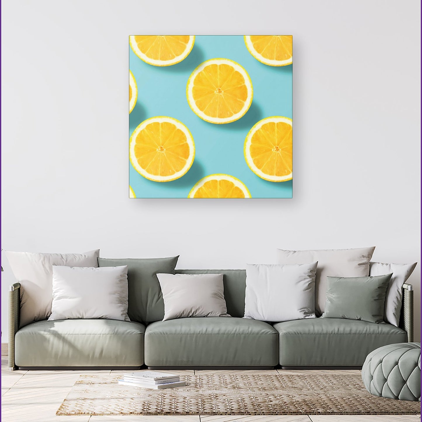 Fresh Lemons Canvas