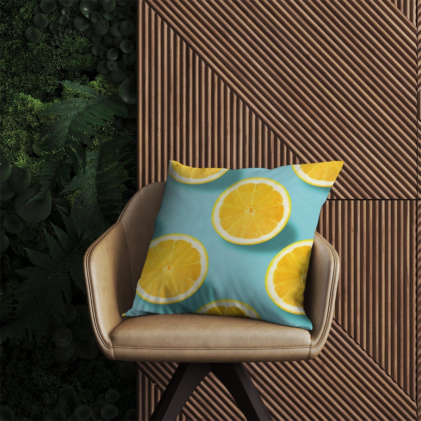 Fresh Lemons Outdoor Cushion