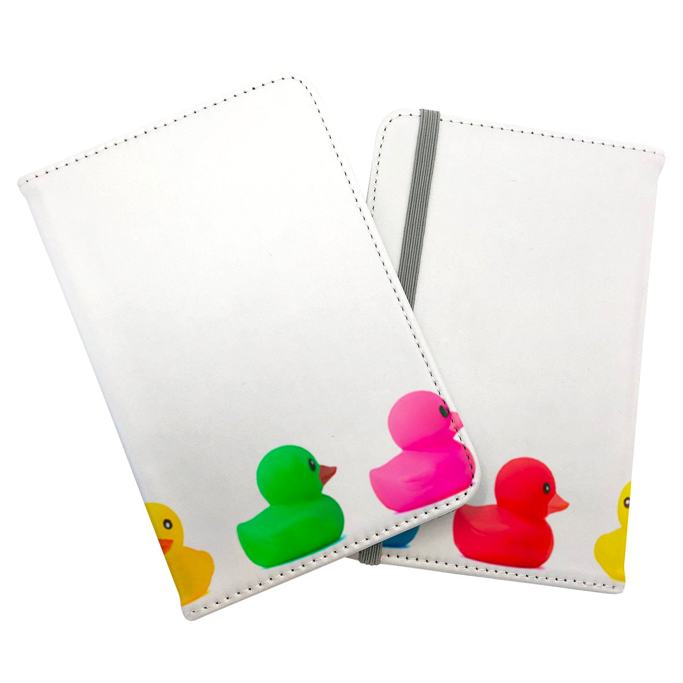Coloured Rubber Ducks Passport Cover