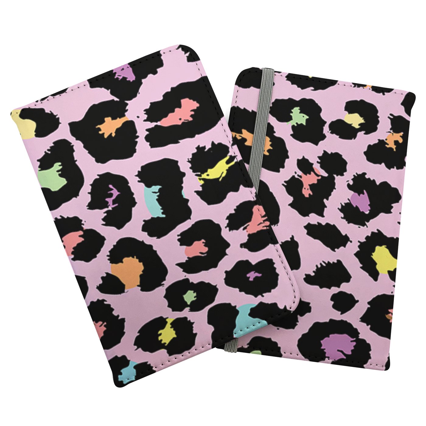 Pink Leopard Print Passport Cover