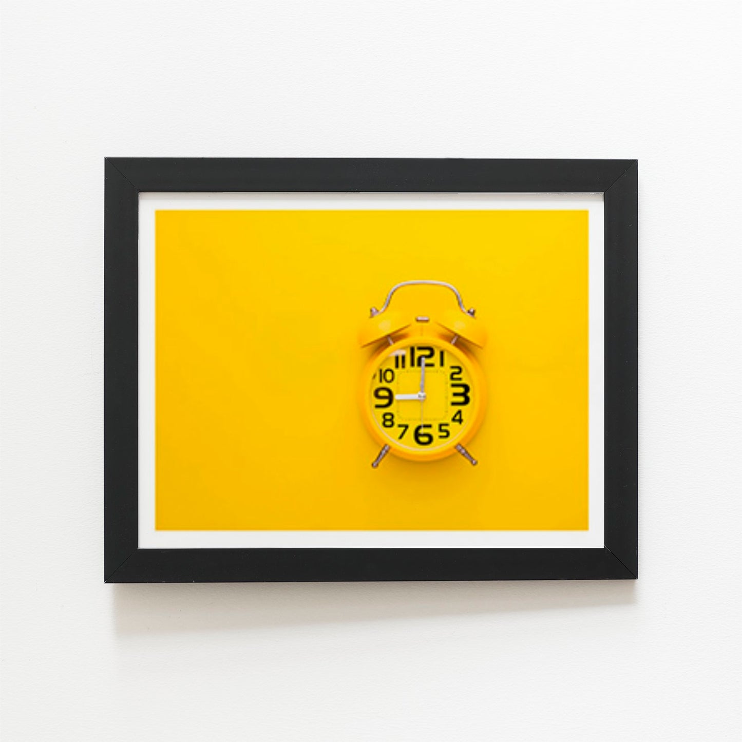 Yellow Alarm Clock Art Prints