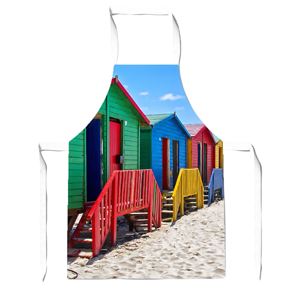 Beach Huts At Muizenberg Beach Apron