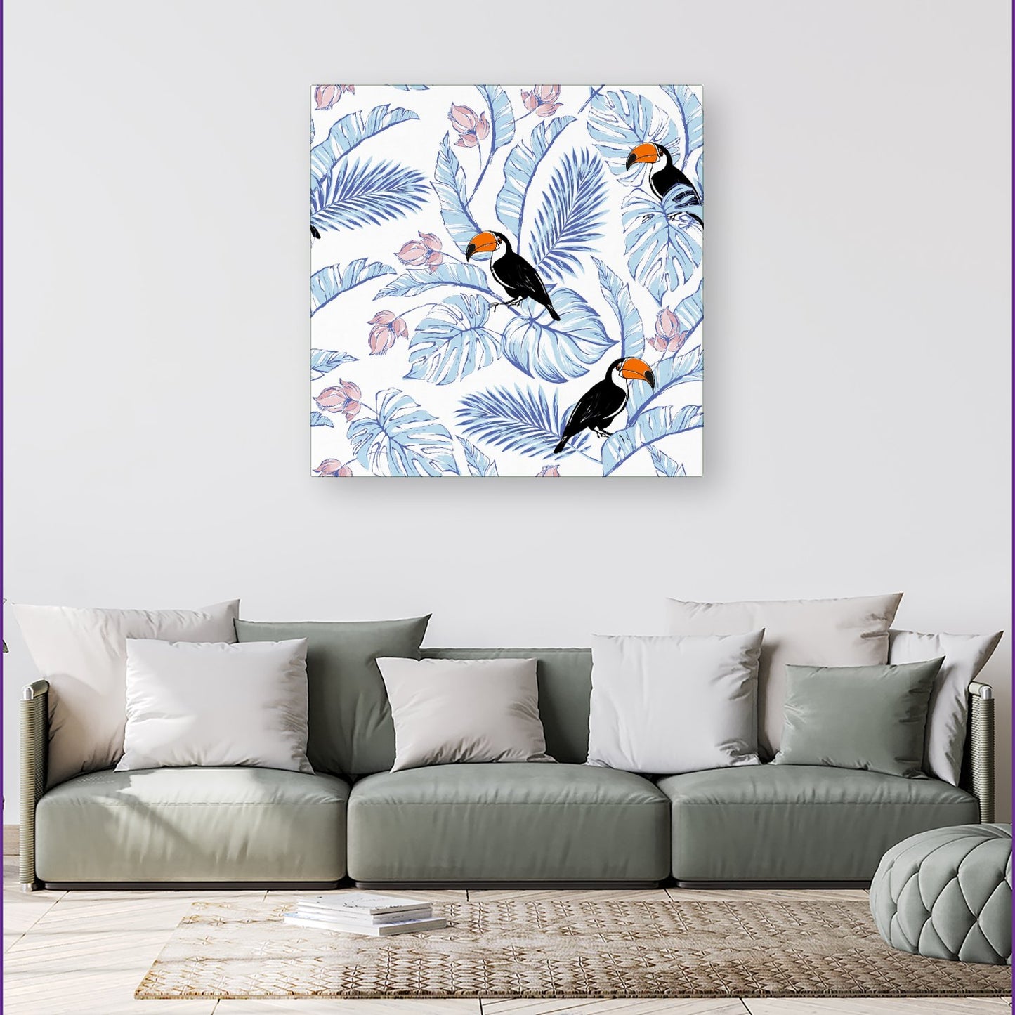 Tropical Toucan Canvas