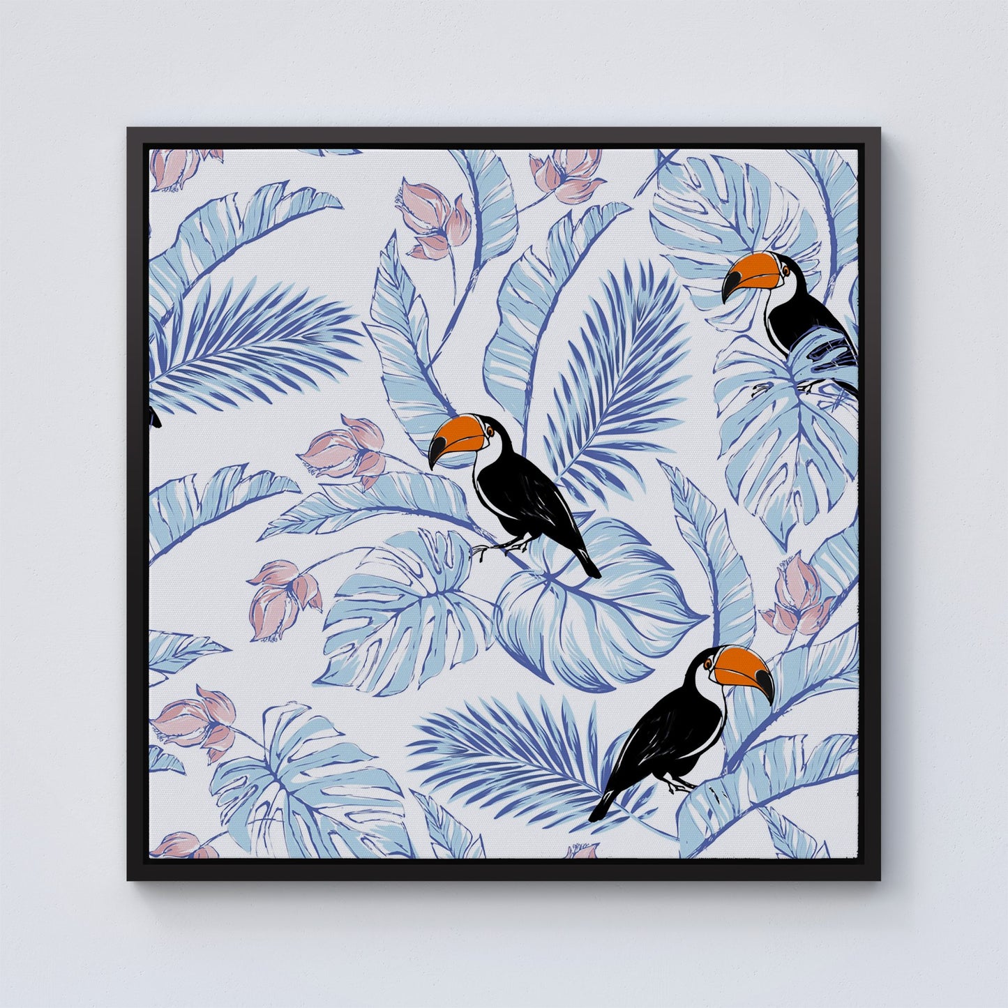 Tropical Toucan Framed Canvas