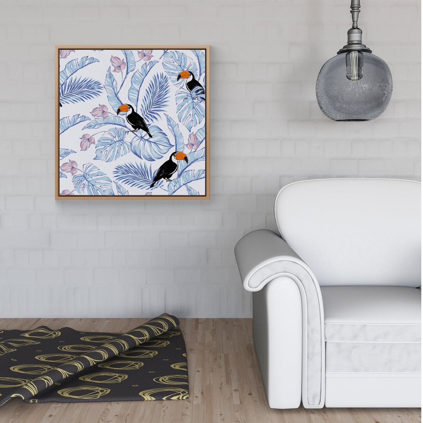 Tropical Toucan Framed Canvas