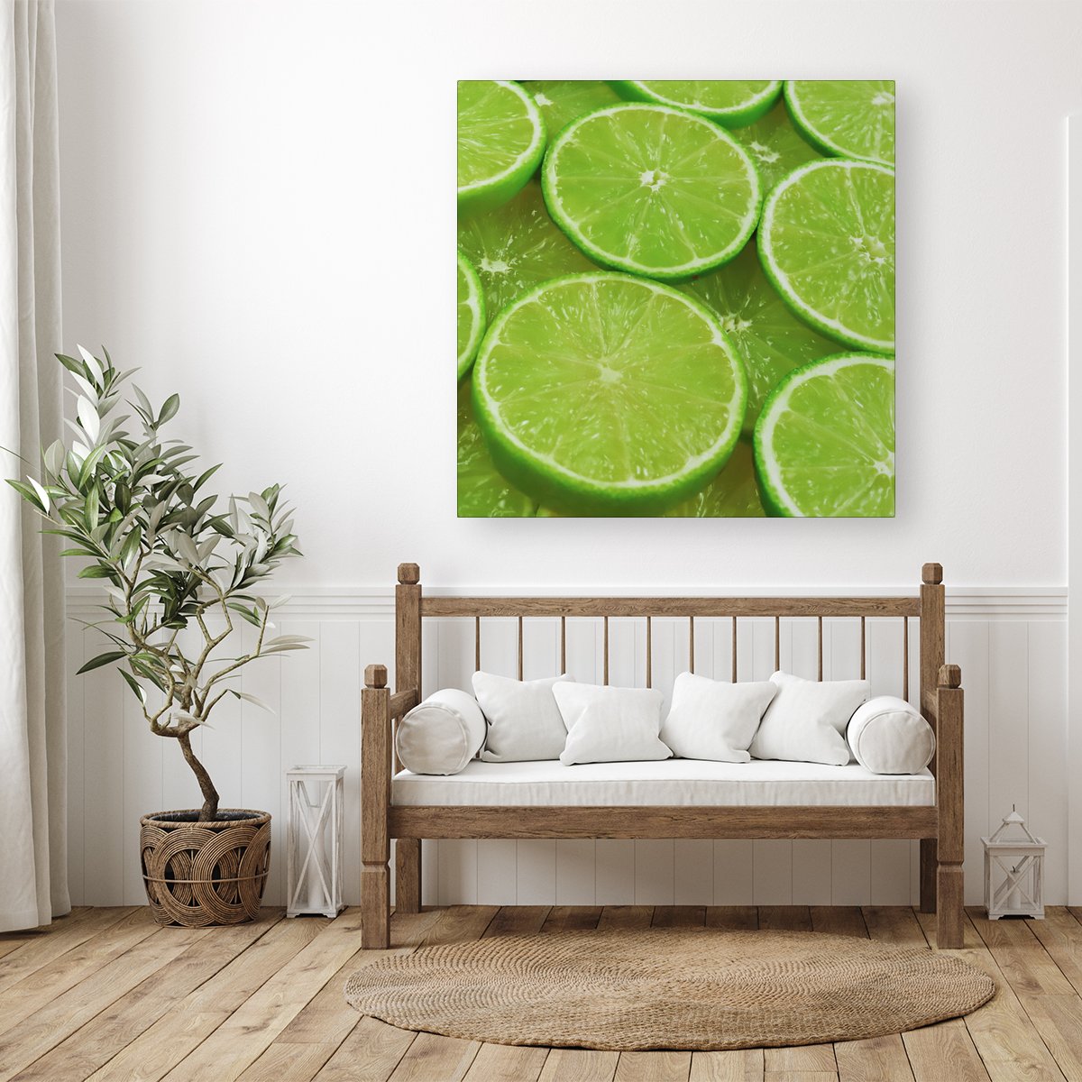 Fresh Limes Canvas