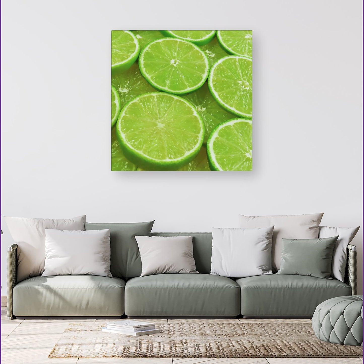 Fresh Limes Canvas