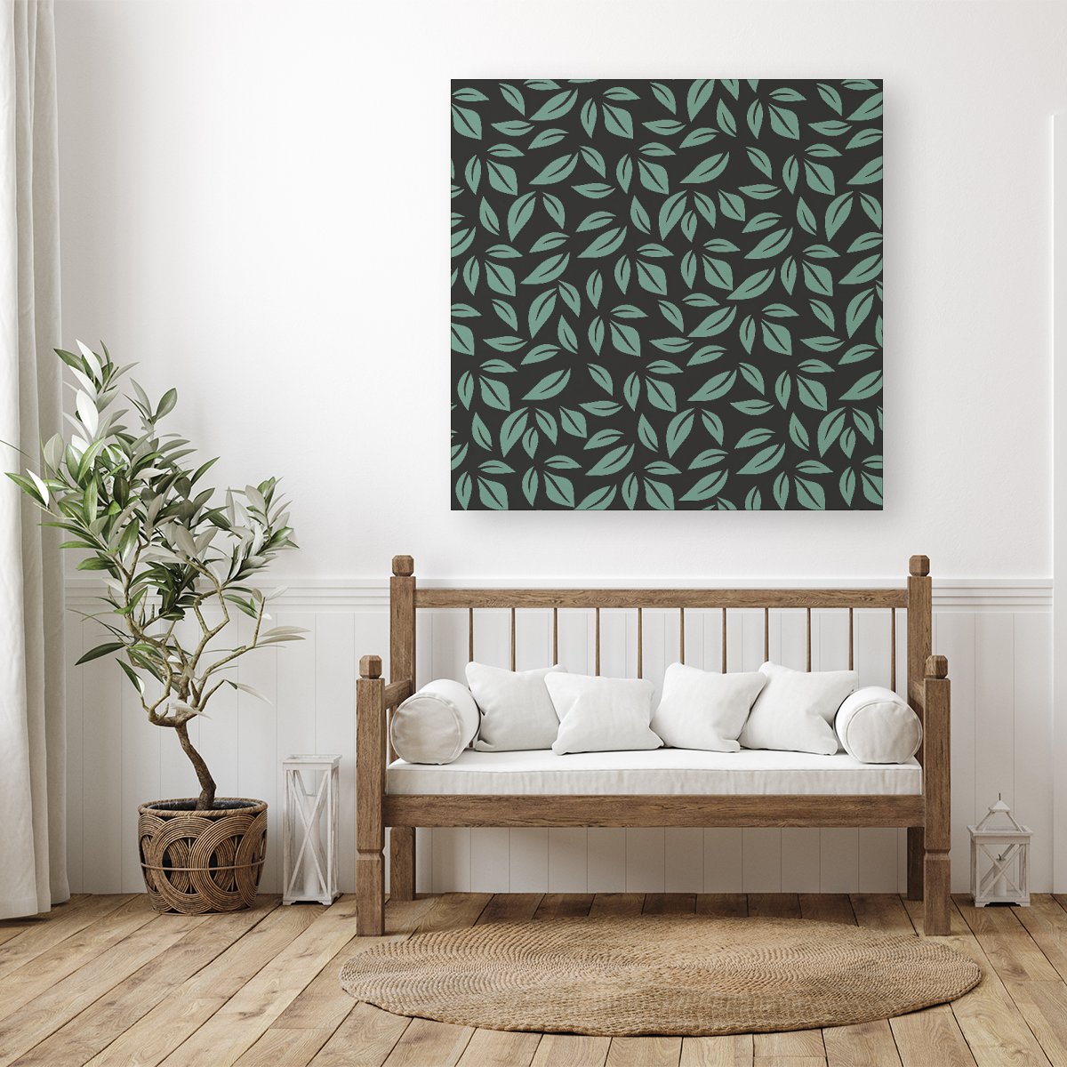 Delicate Leaf Canvas