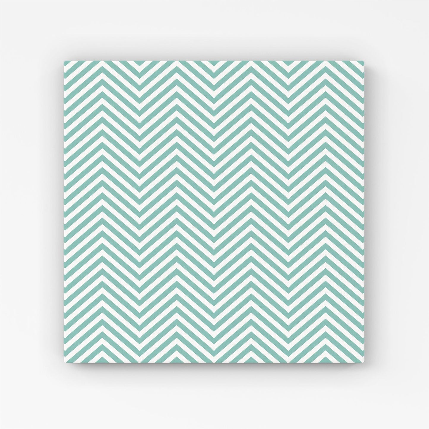 Geometric Chevron Pattern Canvas
