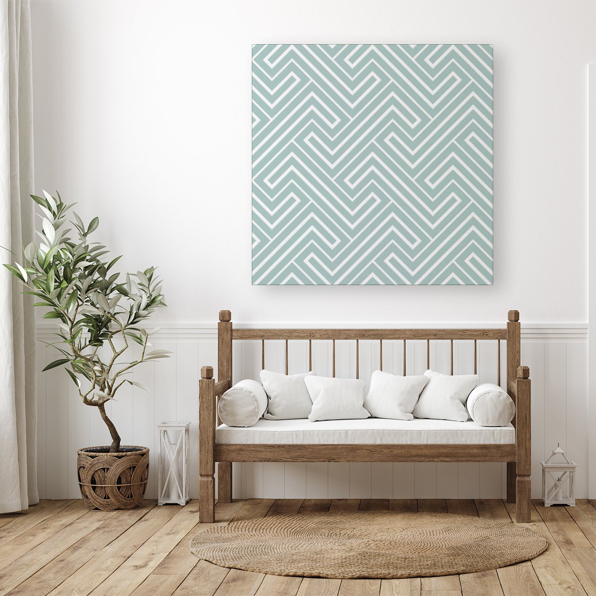Geometric Modern Ornment Canvas