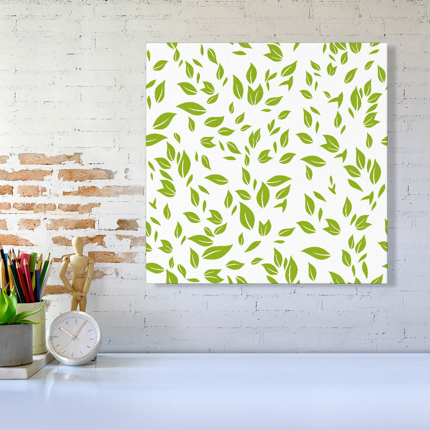 Green Leaves Canvas