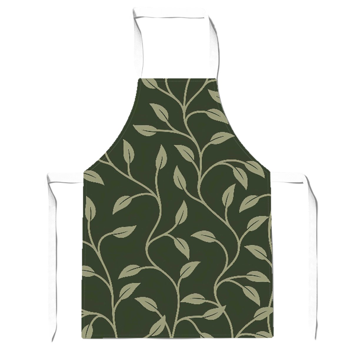 Green Shrub With Leaves Apron