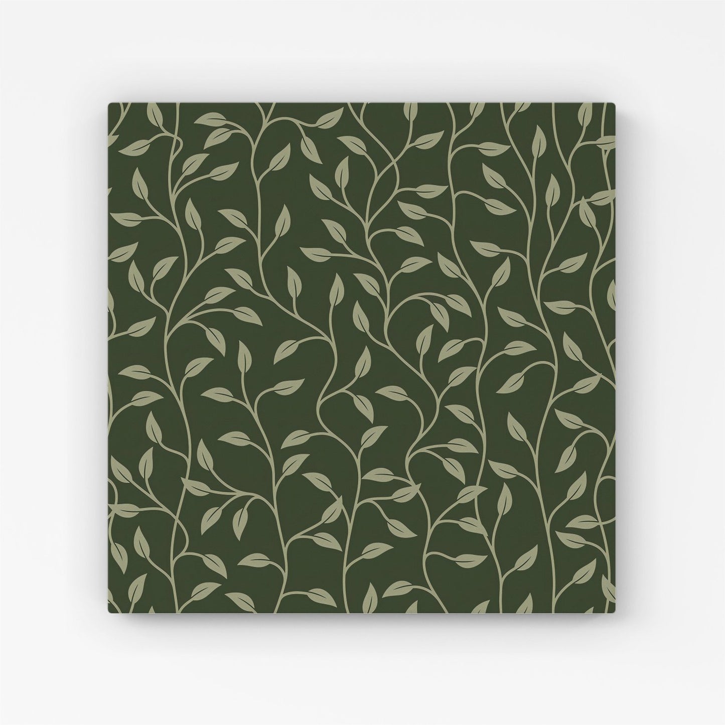 Green Shrub With Leaves Canvas