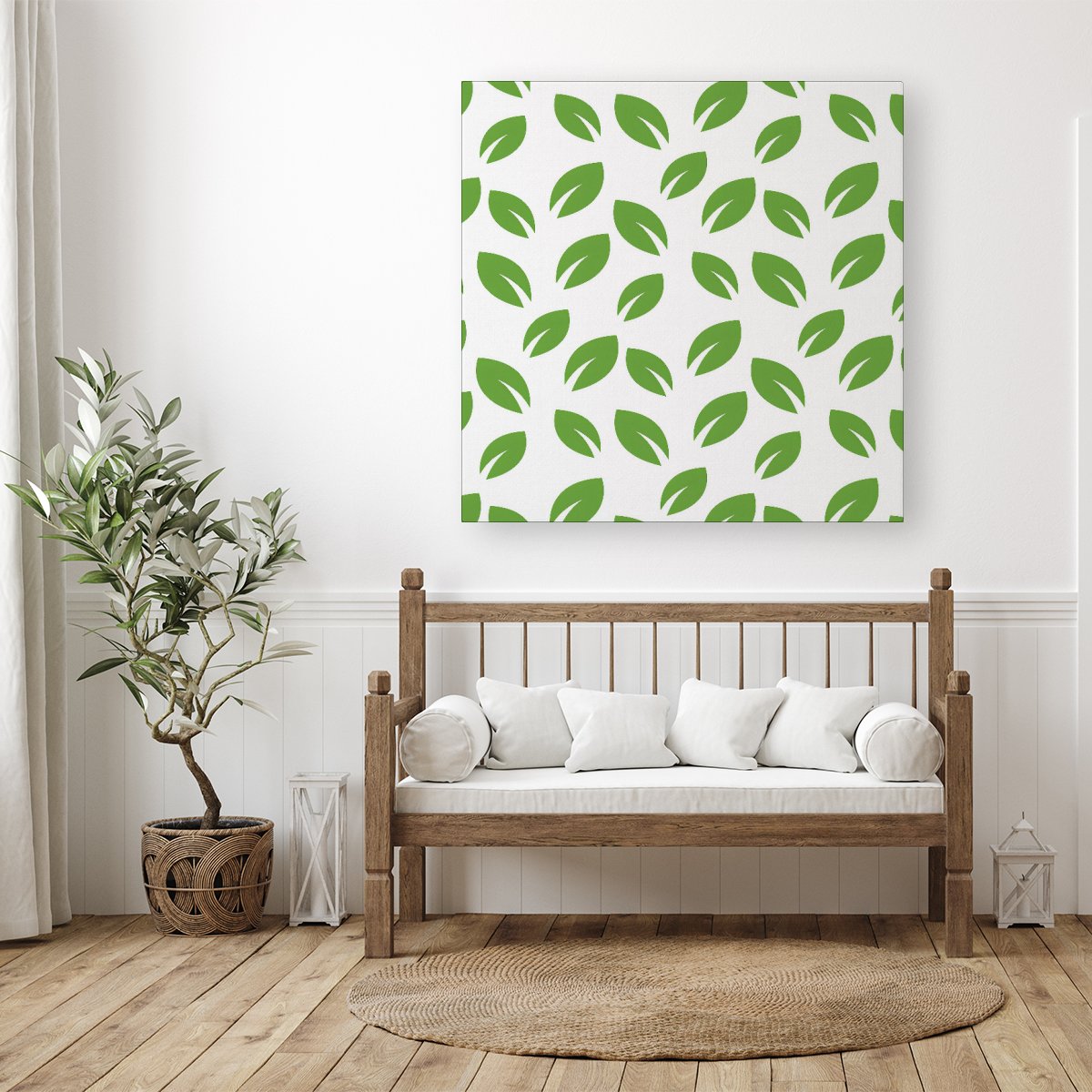 Leaves Pattern Canvas