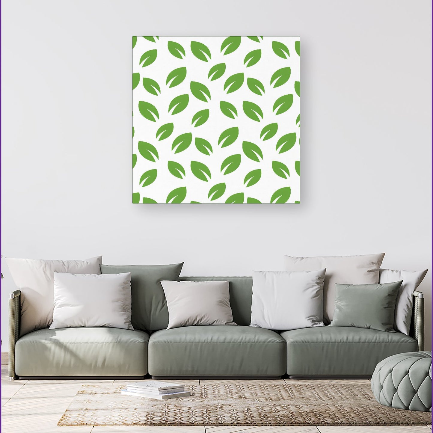 Leaves Pattern Canvas