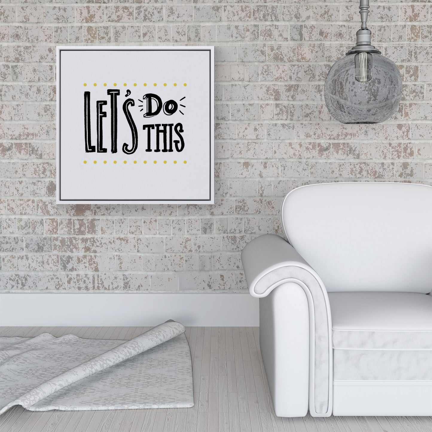 Let'S Do This Framed Canvas