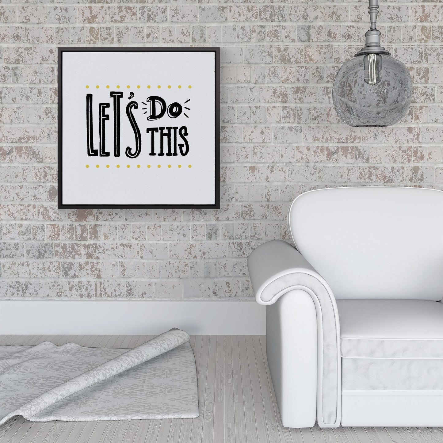 Let'S Do This Framed Canvas