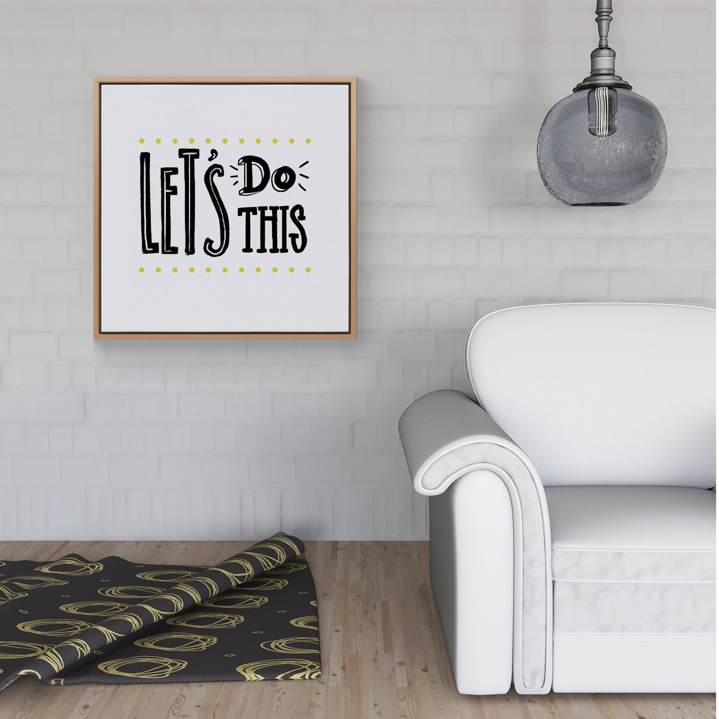 Let'S Do This Framed Canvas