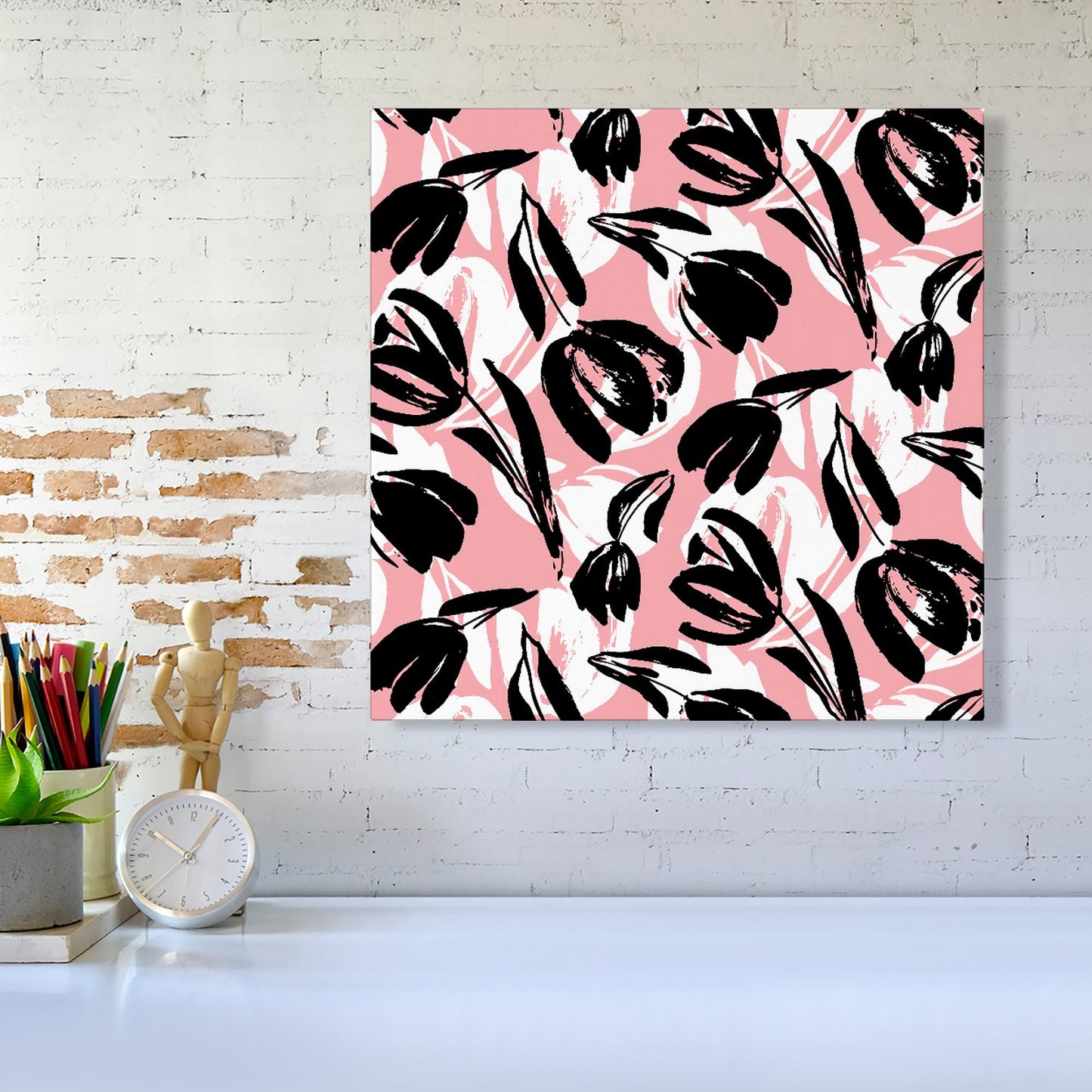 Nature Flat Spring Flower Canvas