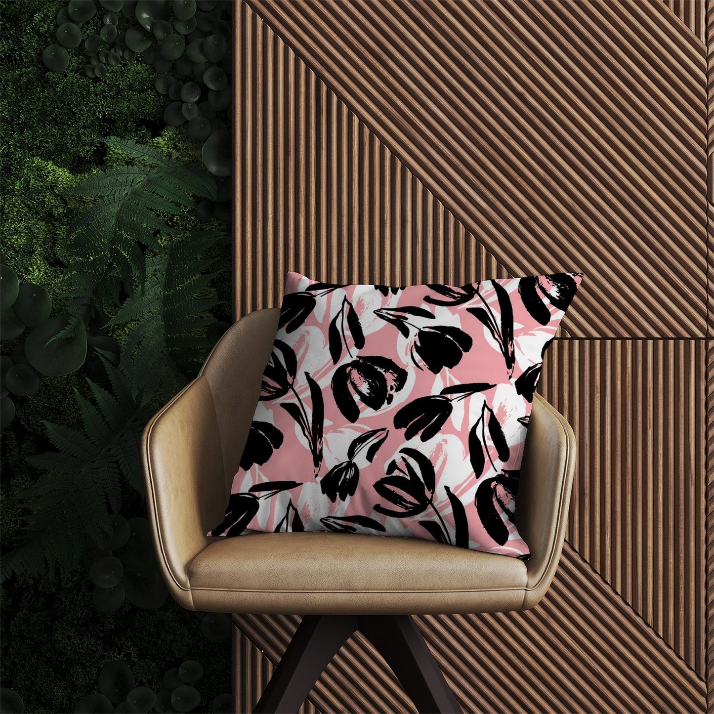 Nature Flat Spring Flower Outdoor Cushion